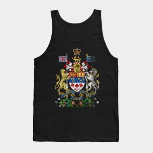 Canadian Coat of Arms Canada Symbol Tank Top